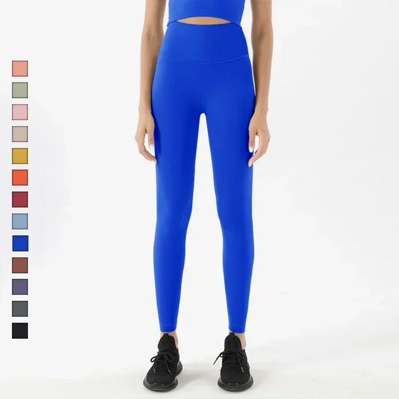 Yoga Leggings for Fitness Legging Sport Femme Back Pocket Pants Female Buttery Soft High Waist Leggins Push Up Gym Tights Women Sports Leggings Yoga Pants