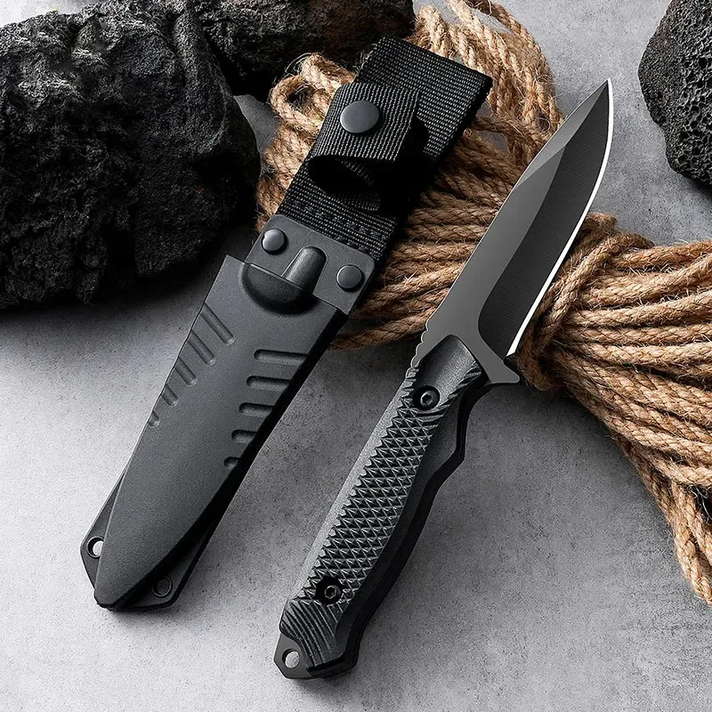 Sheath Knife 1pc Stainless Steel Pocket High Hardness Portable Peel Outdoor Barbecue