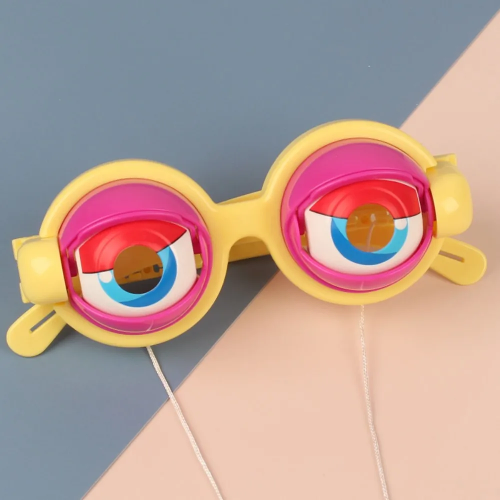 Creative Novelty Kids Funny Prank Glasses Toys Plastic Crazy Eyes - Main Image