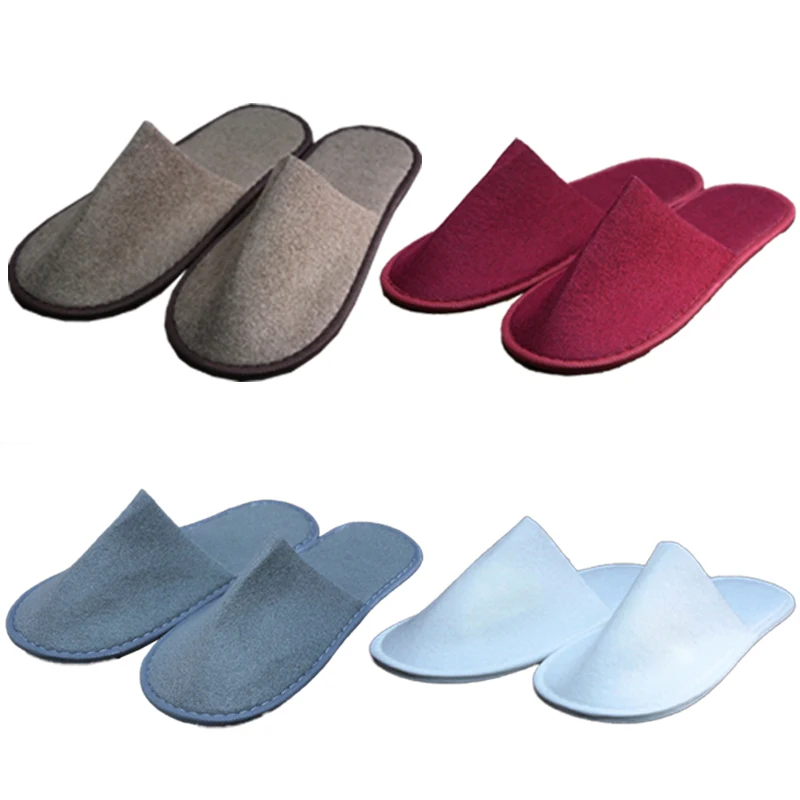 

1PCS Portable Slippers Men Women Hotel Disposable Shoes Unisex Business Travel Spa Home Guest Party Indoor Folding Slippers