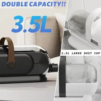 Dog Grooming Kit & Dog Hair Vacuum, 3.5L Capacity Pet Grooming Vacuum with 13000kpa Strong Grooming ,Vacuum Suction 99% Pet Hair 6