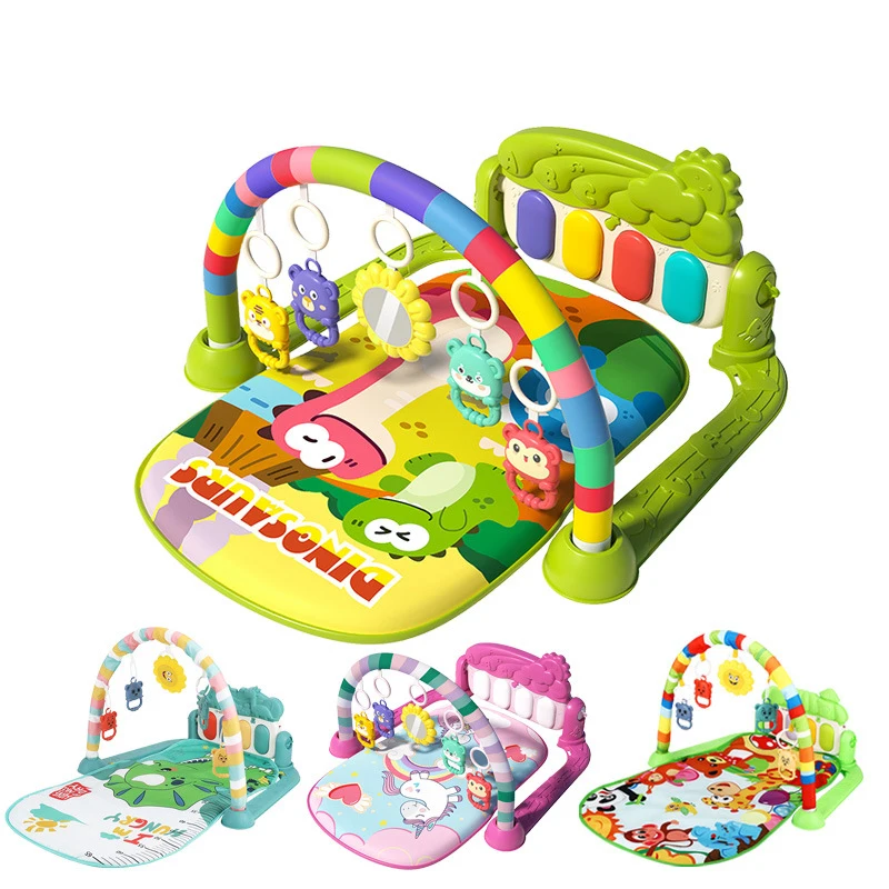 

Baby Music Rack Play Mat Puzzle Carpet With Piano Keyboard Kids Infant Playmat Gym Crawling Activity Rug Toys for 0-24 Months