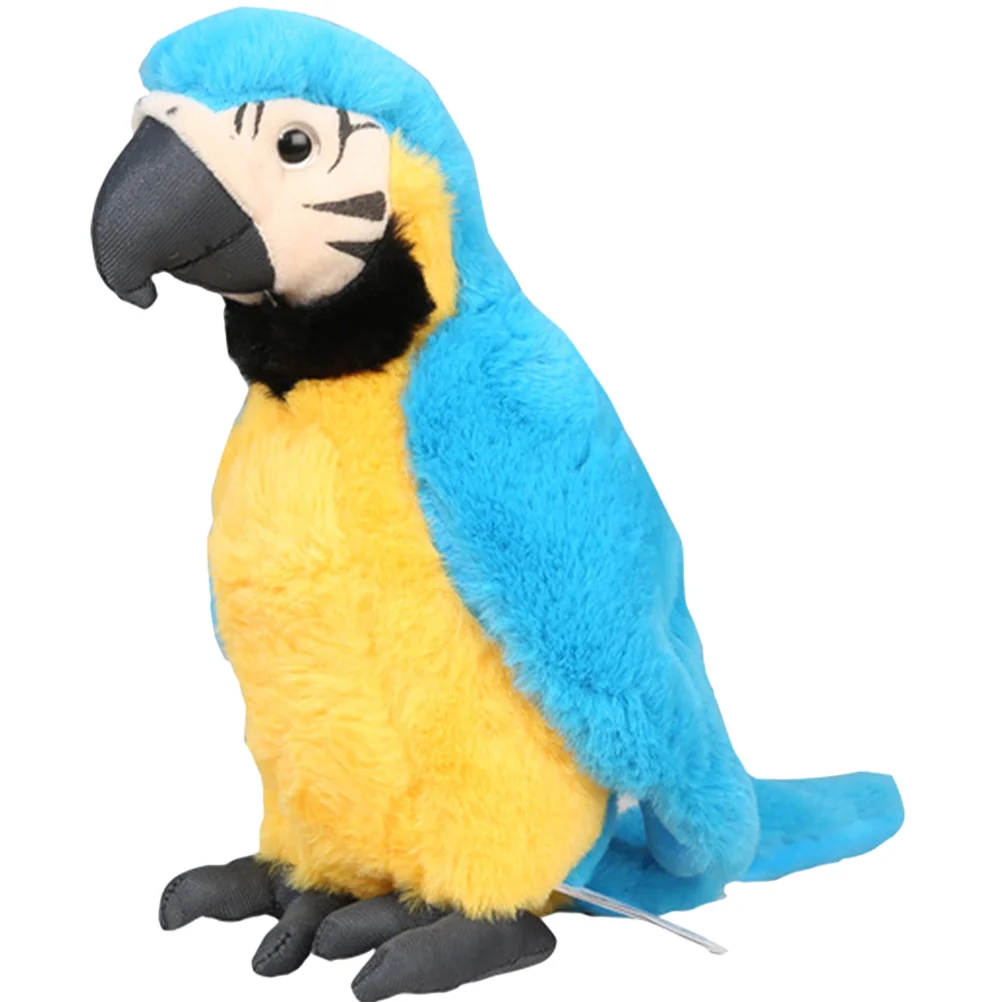 Stuffed Animals Bird Toys Artificial Parrot Decorative Parrot Adornment Lifelike Simulated Parrot Ornament Animal Toys Kids