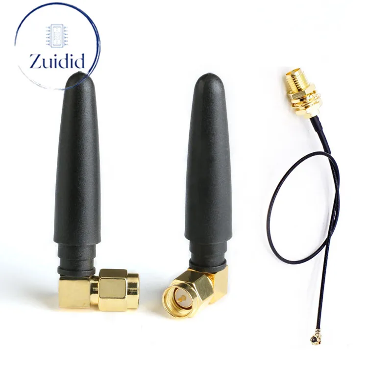 Antenna 433Mhz Ipex Ipx Ufl. Cavo Pigtail 1.13 Lora Lorawan 3Dbi Gsm 433 Mhz Guadagno Radio Wireless Direzionale Connettore Maschio Sma