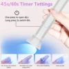 LINMANDA 18W Mini UV LED Nail Lamp Portable Nail Lamp Fast Drying Curing Light for Gel Polish No Black Hands 6 Lamps UV Lamp 2