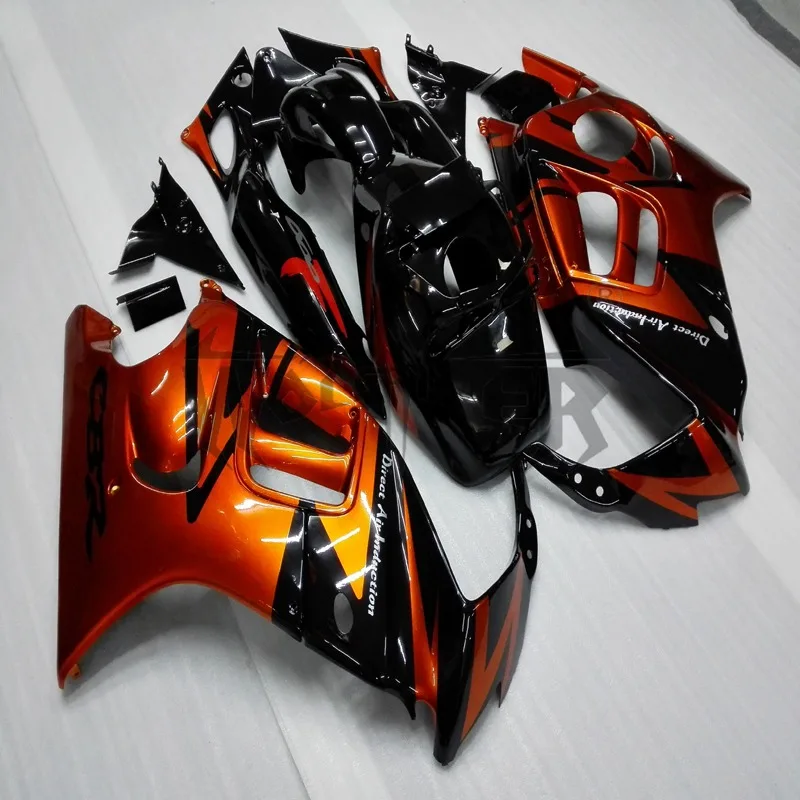 

injection Fairings kit for CBR600F3 1997-1998 orange black CBR600 F3 95 96 bodywork kit motorcycle fairings