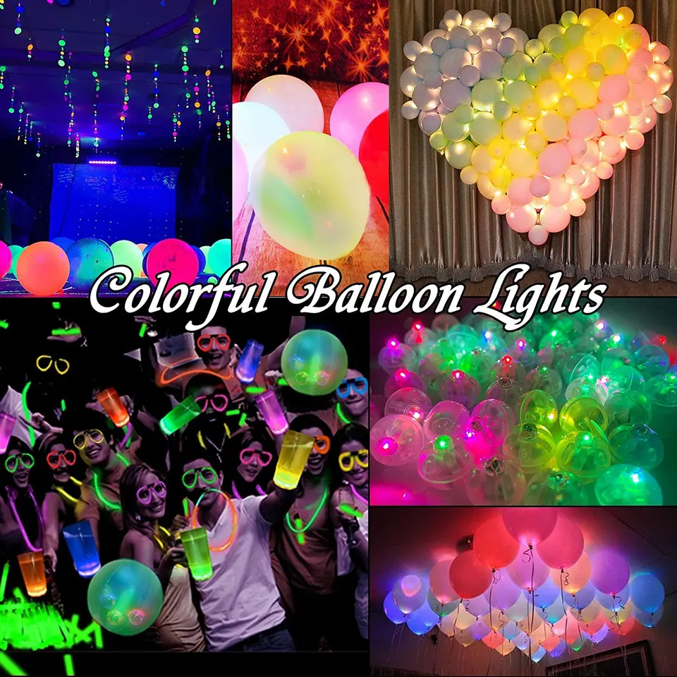 Lanterna Di Carta LED A Palloncino – Mini Luce Rotonda Impermeabile Per Feste E Compleanni (con Batteria)