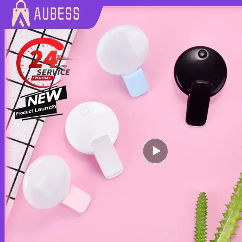 1 Pz Mini Selfie Ring Light Led Flash Phone Lens Light Usb Ricaricabile Clip Cellulare Fill Lamp Women Selfie Lights