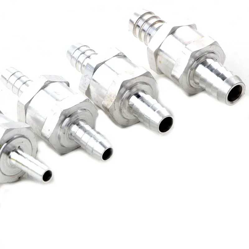 Fuel Non Return Check Valve 6/8/10/12mm Aluminium Alloy Petrol Diesel Water Fuel Line One Way for Peugeot Renault