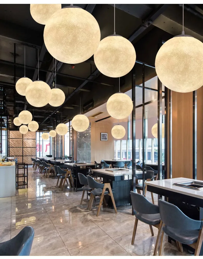 Nordic Moon LED Pendant Light 10