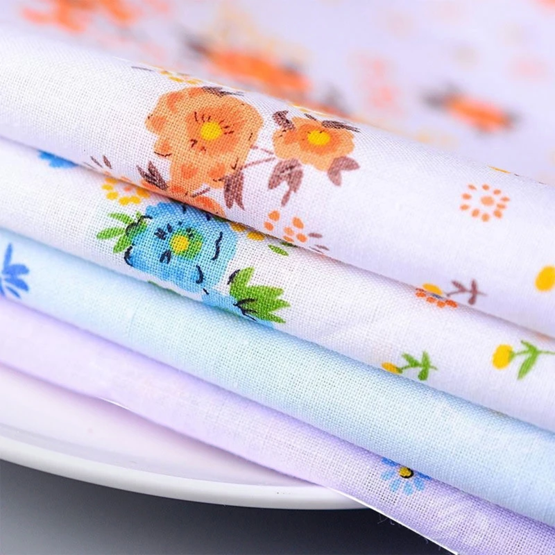 3x Vintage Assorted Floral Print Cotton Handkerchiefs Ladies Hankies Pocket Square Hanky Ladies for Bride Bridesmaids pocket square mini handkerchief