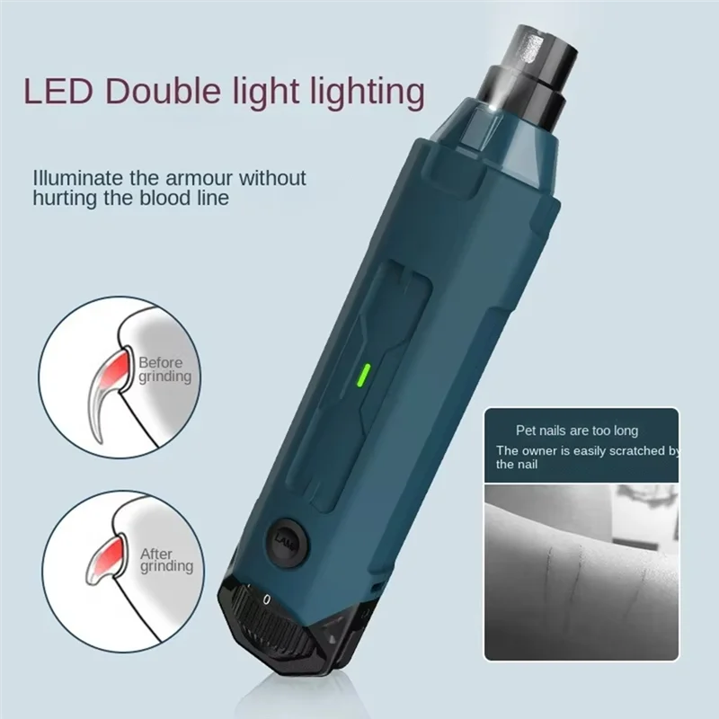 Electric Nail Clippers For Dog Scissors For Pets Nail Grinder For Dogs Cats Grooming Trimmer Cutters Nail Mill Pet