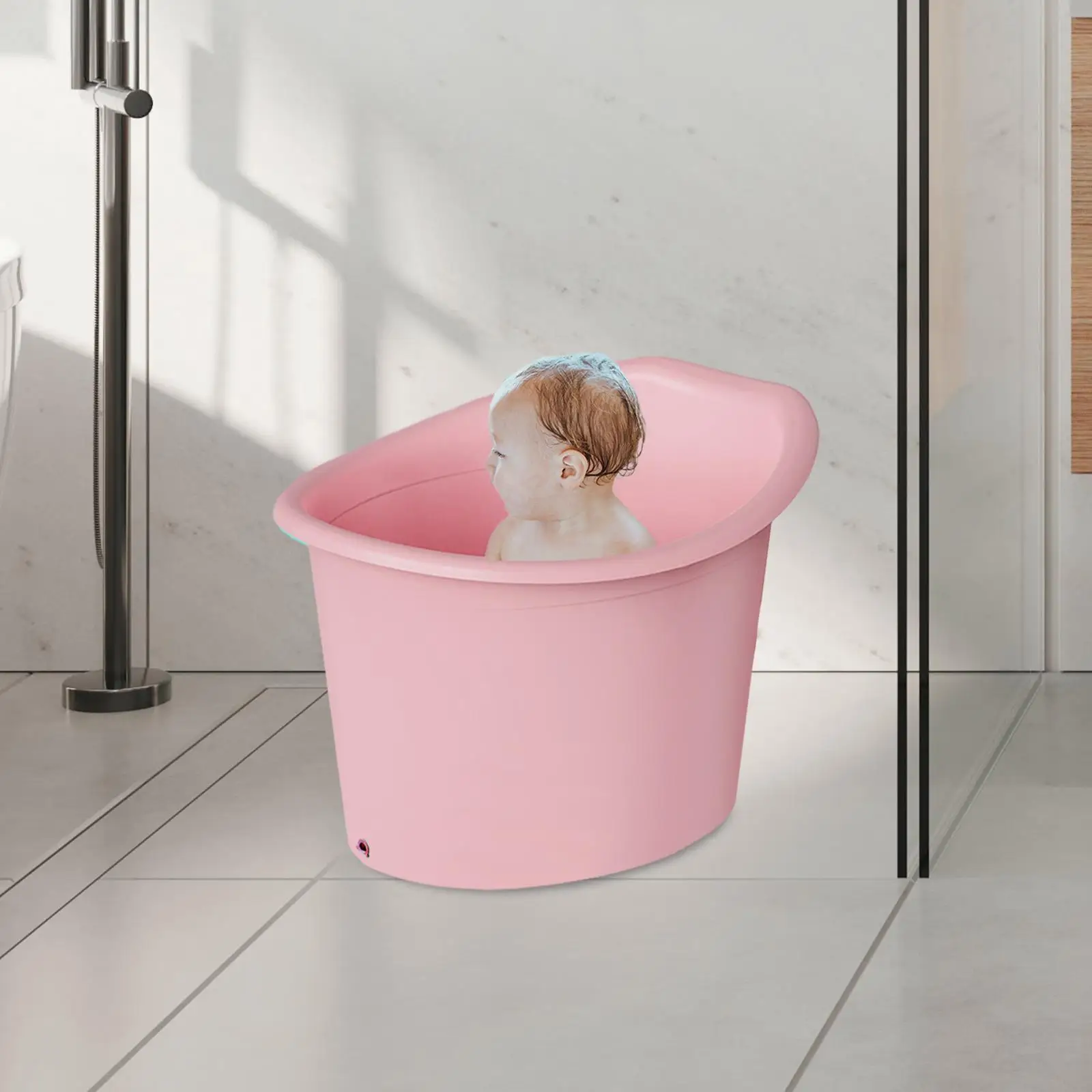 Infant Bath Bucket Thickened Anti Slip Baby Bath Tub for Boys and Girls Kids