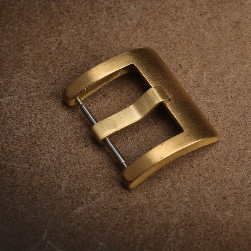Pure Brass Buckle Leather Accessories, Elegant Design