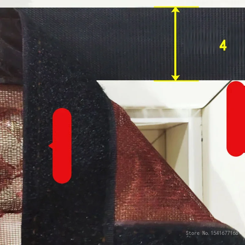 Creative Magnetic Screen Door Curtain, Anti Mosquito Net, Insect Fly Bug Curtains, Automatic Closing Mesh, Summer, 1Pc