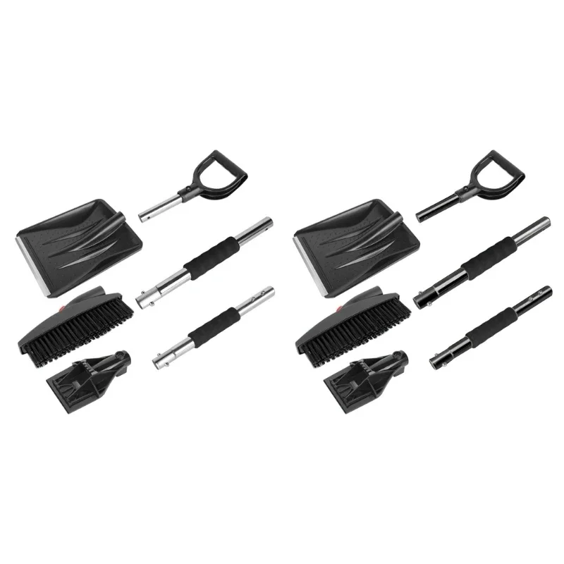3in1 Car Snow Shovel Ice Scraper Windshield Multifunctional Detachable Snow Brush
