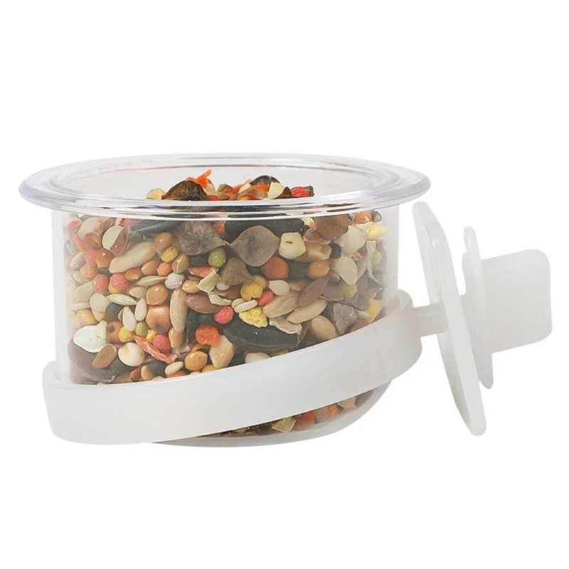 

6pcs/12pcs Parrots Feeders Indoor Cage Bird Feeders Toy Easily to Install Clean