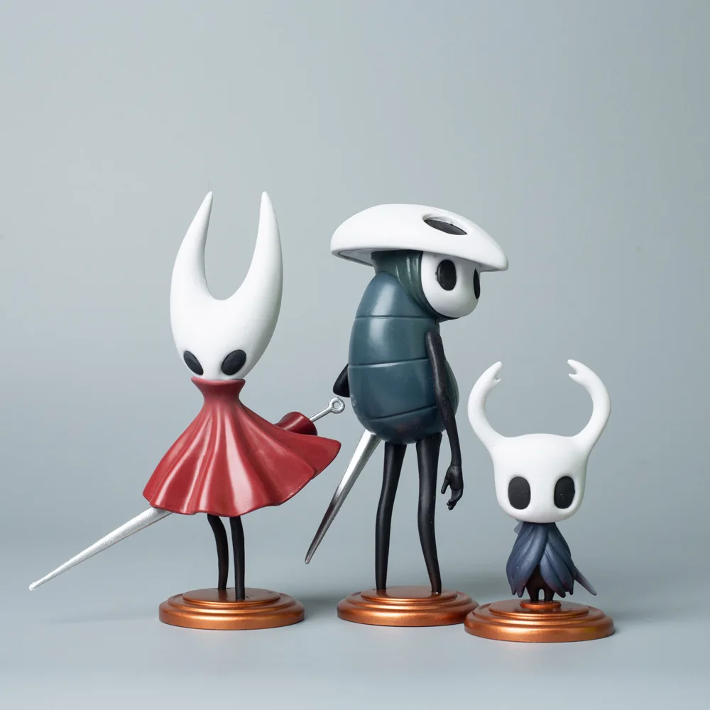 

Hollow Knight Silksong Figures Quirrel Hornet Figurine Pvc 12cm Cute Action Statue Set Collectible Model Desk Kids Toys Gift