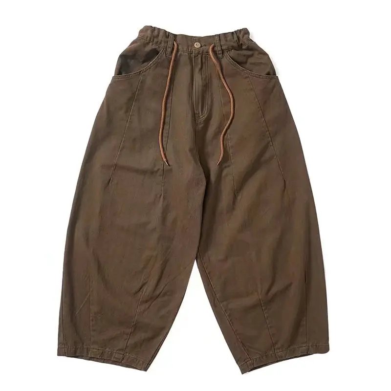 남녀공용 빈티지 코듀로이 재킷, 롱 팬츠 스트라이프 셔츠, 루즈한 한국 스타일, 하이 스트리트 캐주얼 슈트, 가을 세트, 3 개