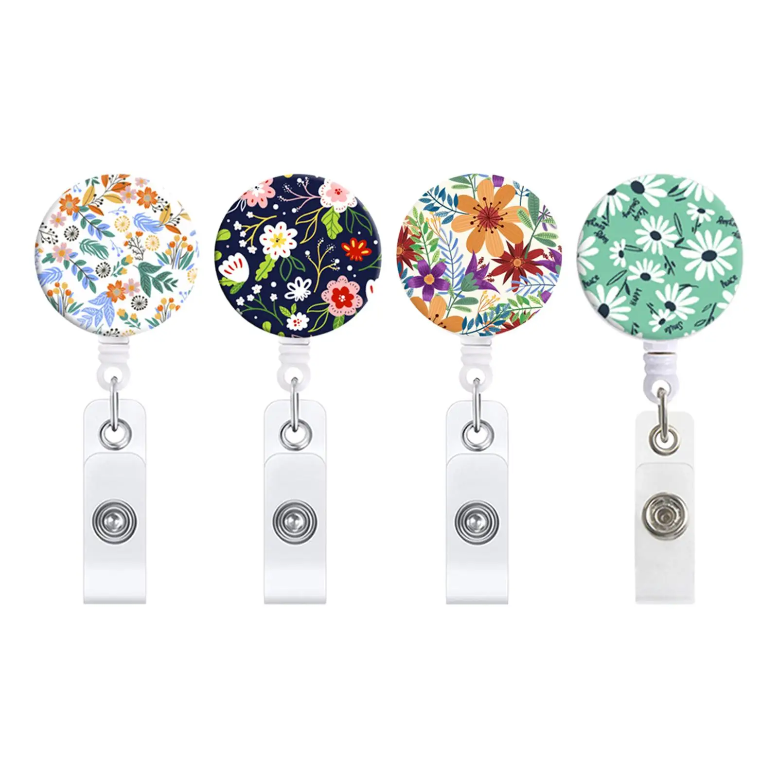 

Retractable Badge Holder Lightweight for Students Nurses Hospital Supplies
