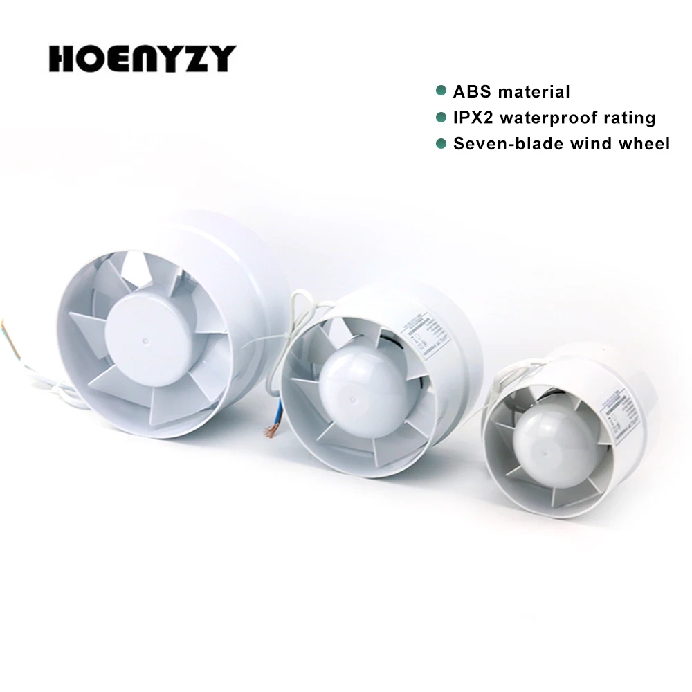 4/5/6 inch 220V Round Ceiling Window Exhaust Fan Ventilator for Bathroom Kitchen Washroom