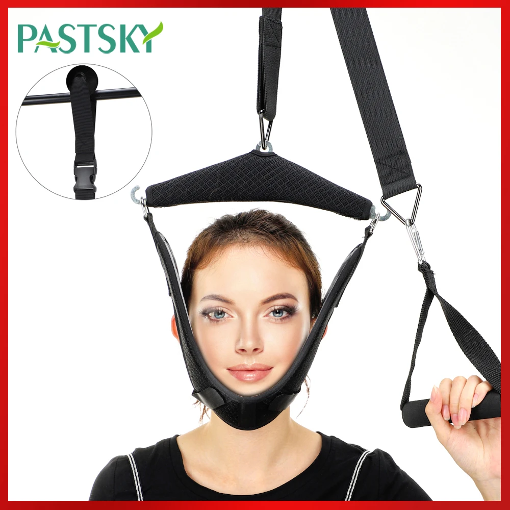 Cervical Traction Device Home Stretching Hanging Fixation Belt Cervical Spondylosis Neck