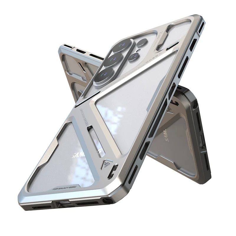Ultra Light Armor Shockproof Aluminum Alloy Back Cover Case