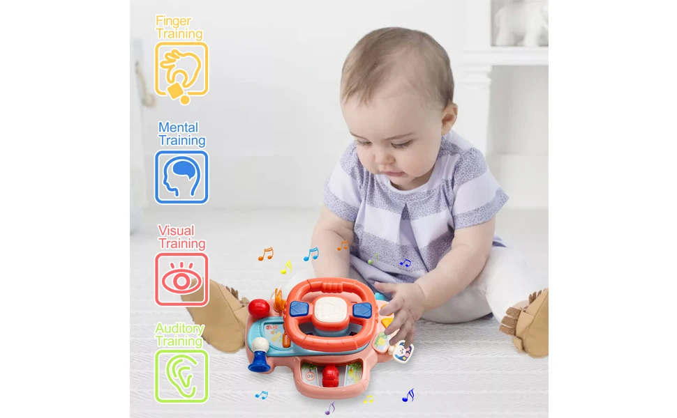 Huanger Interactive Steering Wheel Navigation Bridge Play Set