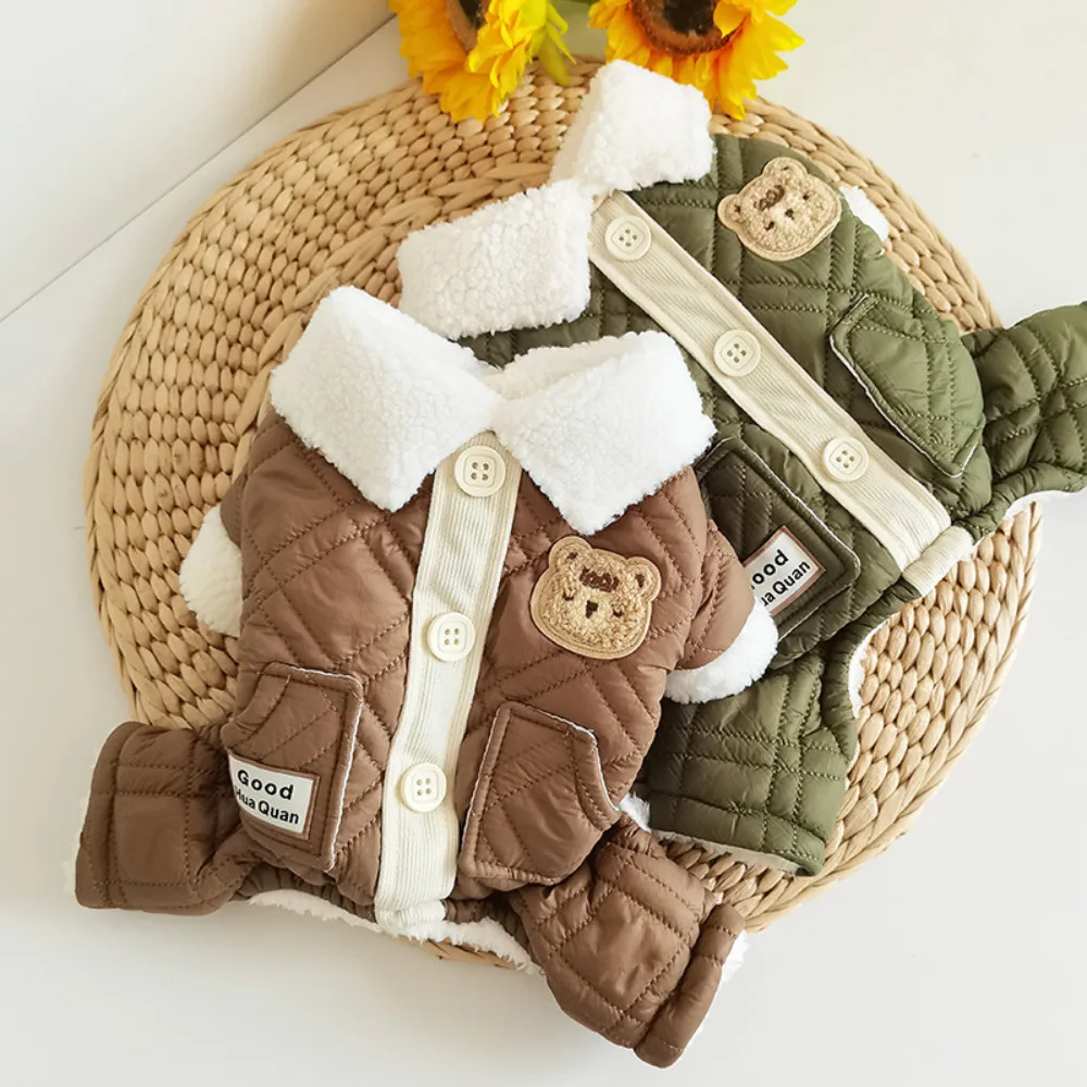 

Pet Sweater Autumn Winter Warm Clothes Small Dog Desinger Jumpsuit Cat Fashion Pajamas Puppy Jacket Chihuahua Maltese Yorkshire