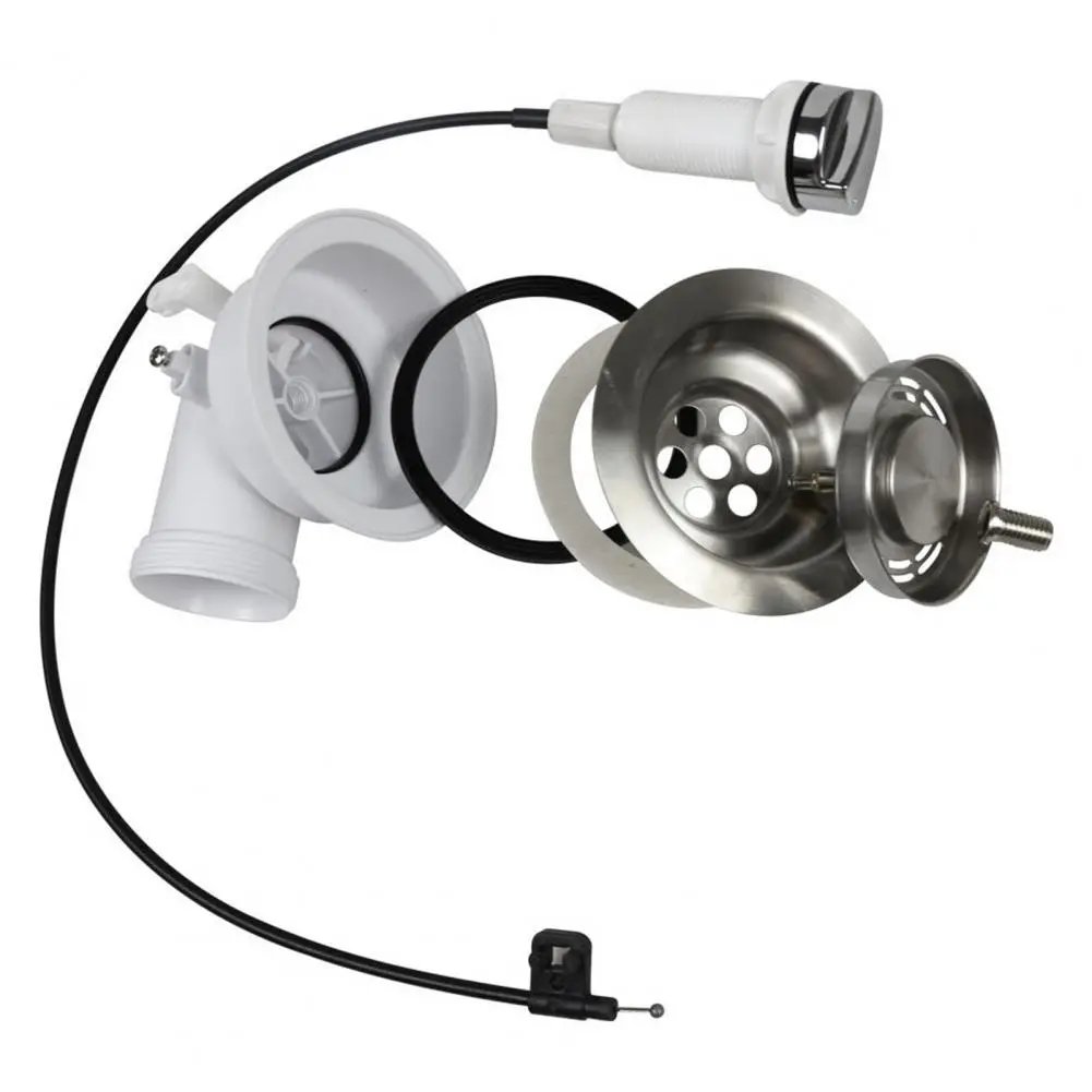 

Сливная решетка для кухонной раковины, эффективный хромированный фильтр для раковины, корзина для дома и школы, легко устанавливается на раковину