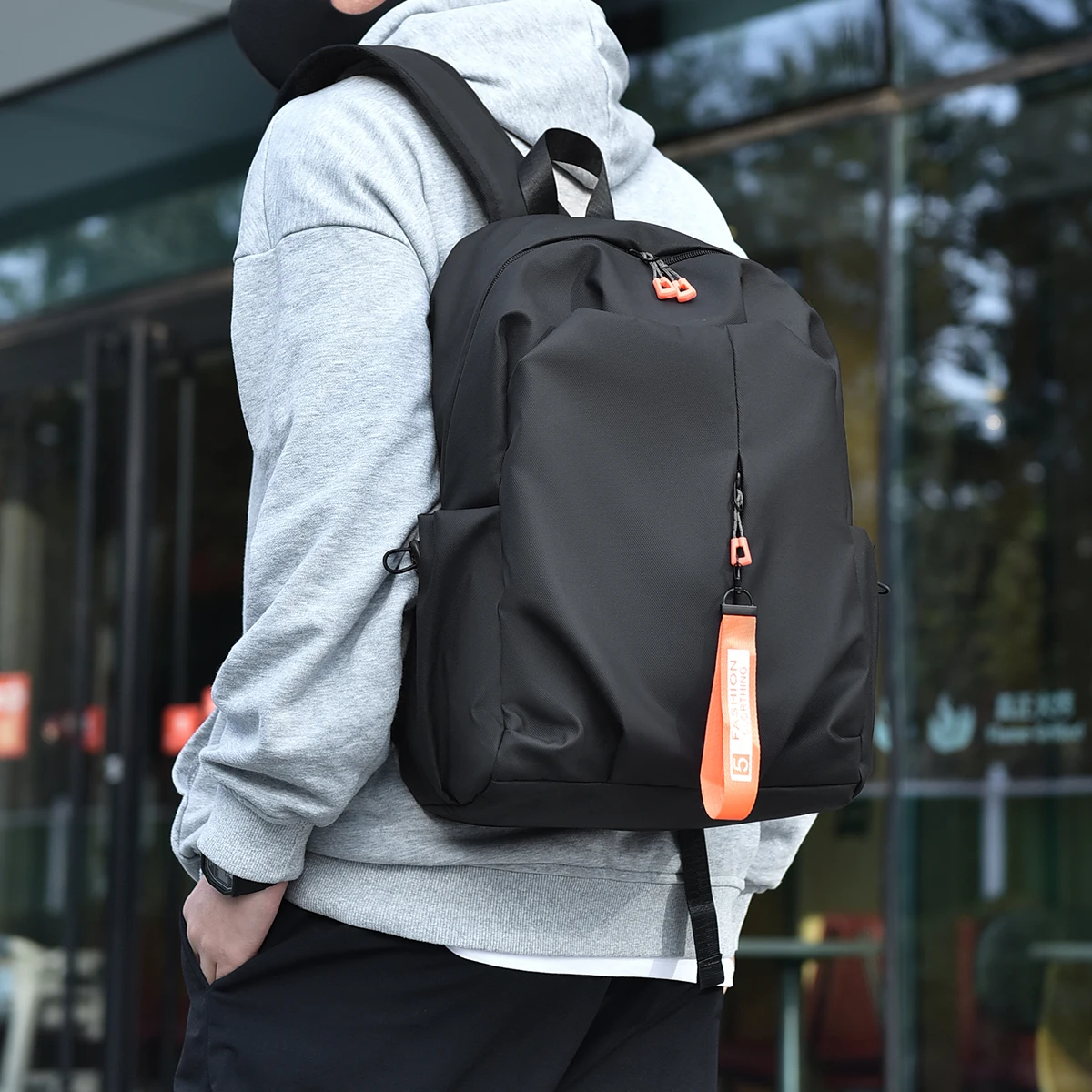 Men Backpacks Fashion Casual Waterproof Durable Daily Use Outdoor Travel Stylish College Backpack