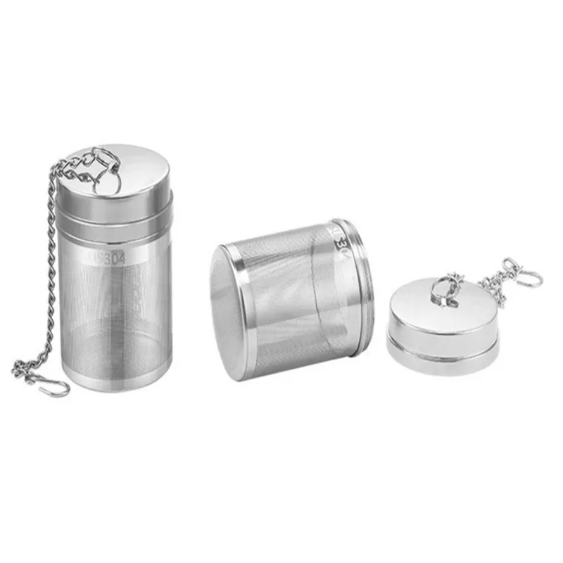 Tea Infuser Stainless Steel Tea Infuser Locking Spice Leaf Tea Ball Strainer Mesh Filter Home Kitchen Accessories Hanging Teapot 3 Size