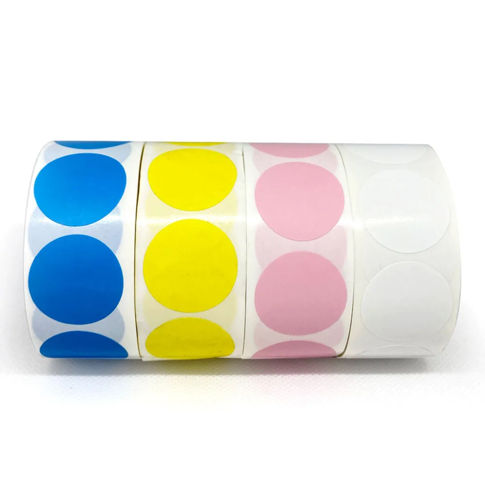 Colored Dot Children's Stickers Letter 50 500pcs 10 Style Gift Packaging Bag Food Bag Sealing Stick Circular Decoration Stickers decorative stickers adhesive stickers decorative labels stickers packaging stickers