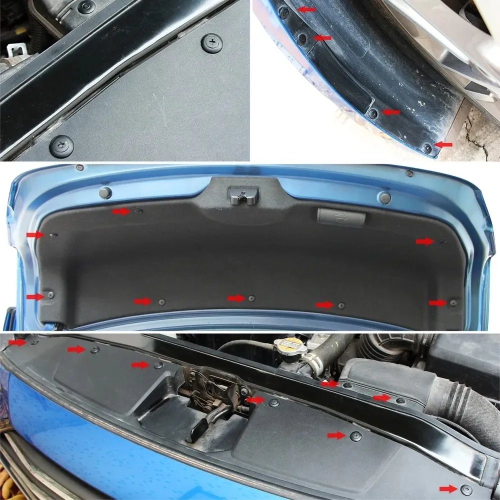 50-415pcs Auto Clip di Fissaggio Parafango Auto Push Fermo Spille Rivetto Paraurti per Porta Pannello di Rivestimento Fermo Kit di Fissaggio Accessori Auto - immagine 6