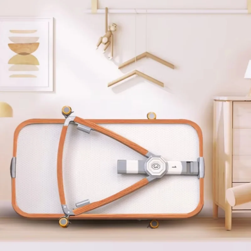 سرير أطفال محمول متعدد الوظائف بعمر 0-2 سنة قابل ل...