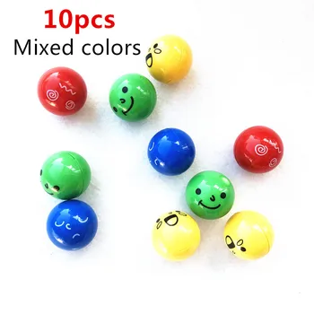 10PCS Marble Run Face Rolling Balls with Safe Gap 2.4CM Big Building Blocks Parts Compatible Large Slide Track Bricks Toys 1
