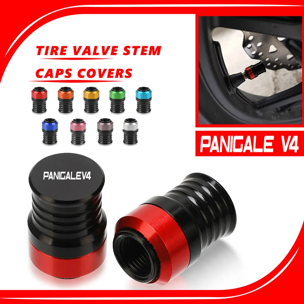 

FOR DUCATI Panigale V4 2016-2019 2018 2017 Motorcycle Accessorie Wheel Tire Valve Stem Caps Airtight Cover Universal PANIGALEV4