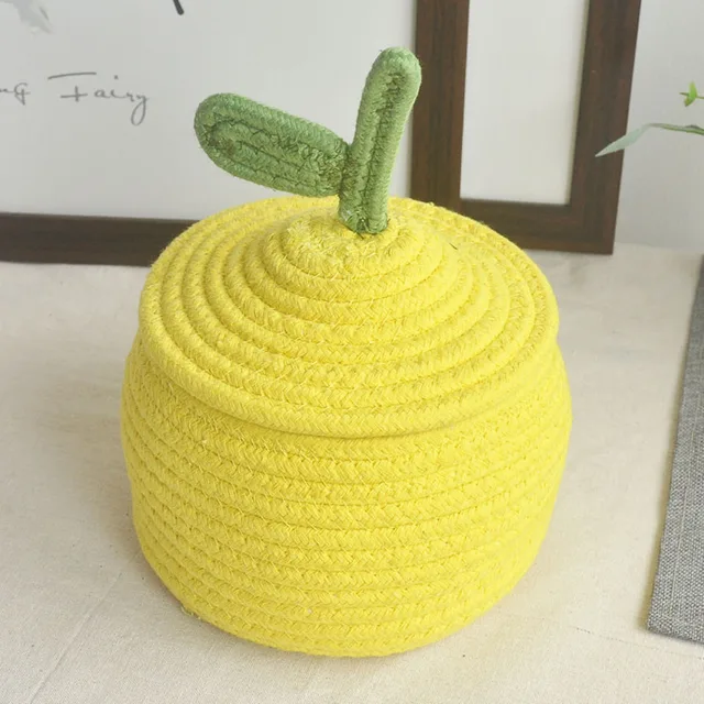 Hordozható Kötött Asztali Tároló Kosár Gyermekjáték -Szervezők Ajándékdobozok, Kiváló Minőségű Lakberendezés Szervezése - Image 5