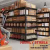 Heavy Duty Garage Shelving 3500LBS Load Capacity 6 Tier Adjustable Metal Storage Rack Industrial Shelves Office Home Gym 5