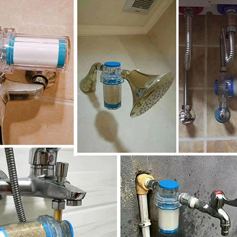 2 Set Water Filter Front Tap Water Purifier Mesh Strainer Pump Filter Irrigation High Flow Pipeline Filter, 142X113x55mm &