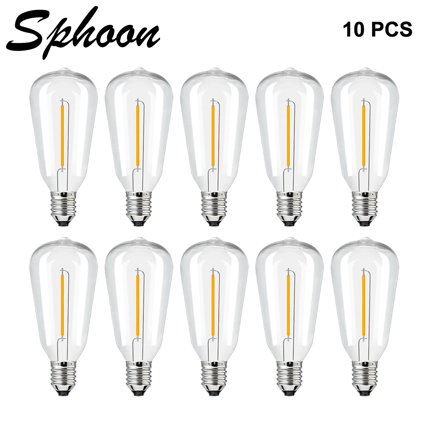 Sphoon ST38 1W E12 Screw Base Replacement LED Bulb Warm White 2700K