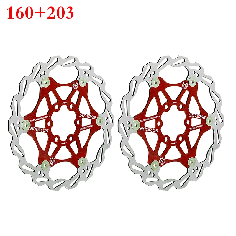 2PC 160-203mm Red