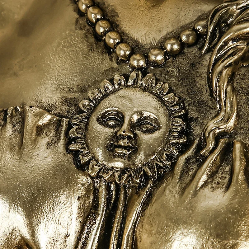 3 specifications Handmade Realistic Copper Resin Statues Home & Cashier & Office Decor Ornament Wealth Goddess Sculptures Gifts