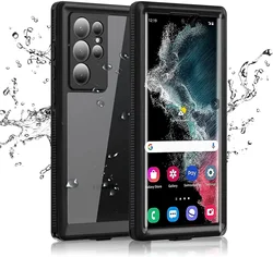 Ultimate IP68 Waterproof and Shockproof Full Protection Case for Samsung S22 (Black)