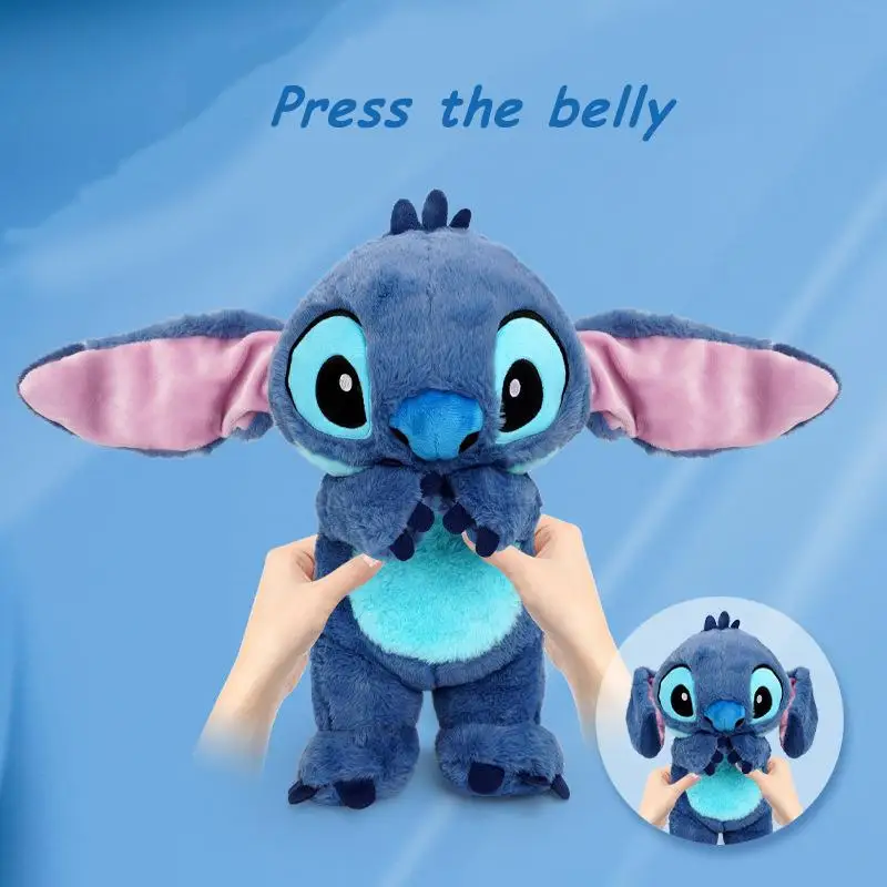 Walt Disney World Stitch Plush Toy Official Disneyland 8 inch Lilo & Stitch