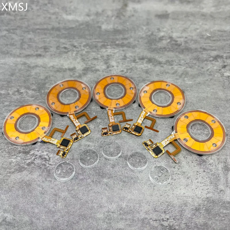 5pcs clear transparent clickwheel click wheel and central button key for iPod 5th video 30gb 60gb 80gb