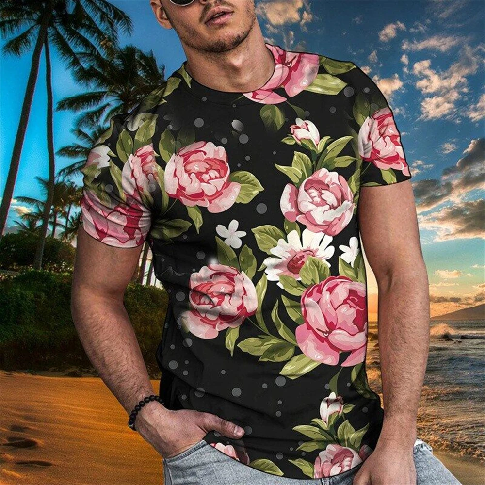 Sommer Neue Ethnische Stil Original männer T Shirts Mode Unisex Casual Gedruckt T Persönlichkeit Übergroßen Oansatz Kurzarm Tops – Detail 15