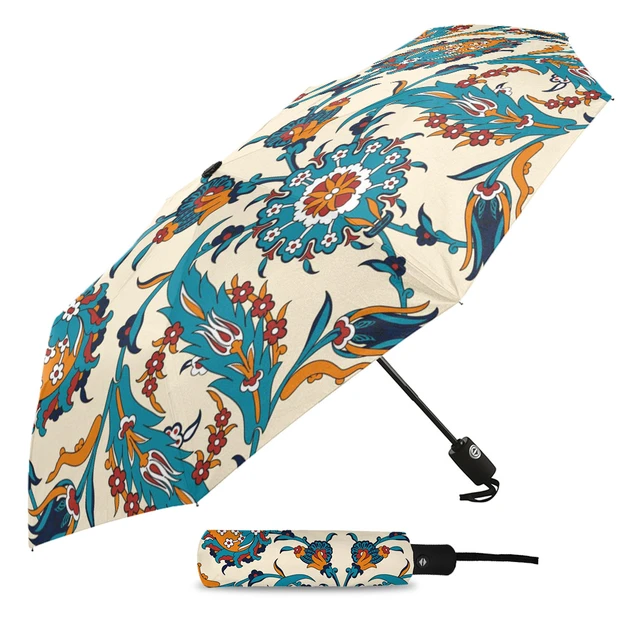 UV Shade Umbrella Camellia Women's Automatic Umbrella For Rain And Sun  Fashion Sunshade Umbrellas Brand Luxury Designer Paraso - AliExpress