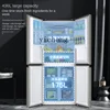 ZF Air Cooling Frostless Double-Open Four-Door Household Large Capacity Ultra-Thin Embedded Energy-Saving Refrigerator 3