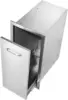 Pull Out Trash Drawer 13.4"W x 25.7"H x 19.6"D Lower Sliding Rails Stainless Steel Roll Out Trash Bin Pull Out Tray Outdoo 6